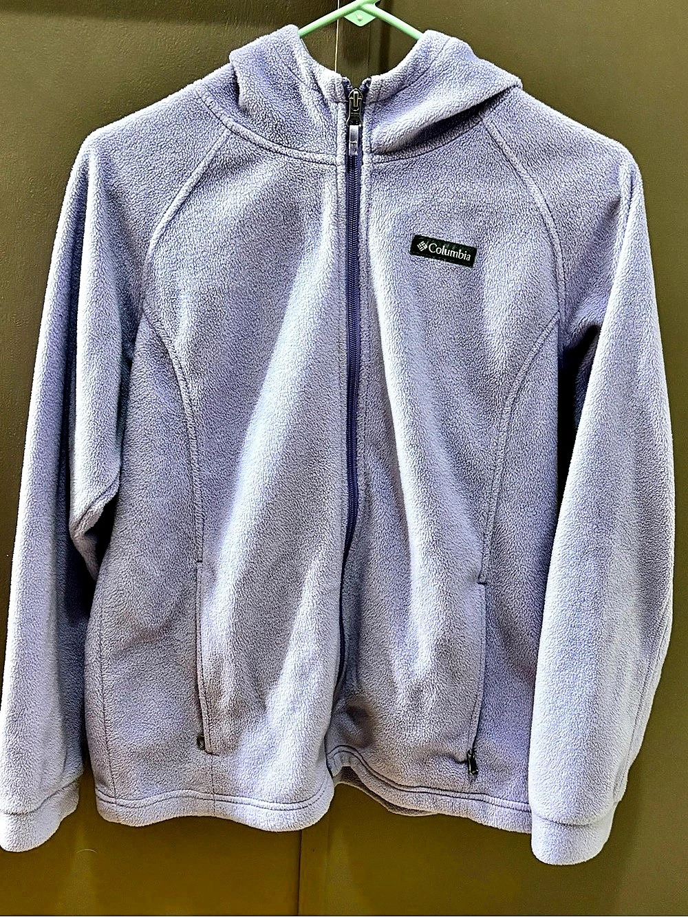 Columbia children's Benton Springs Full Zip Fleece Hoodie Purple